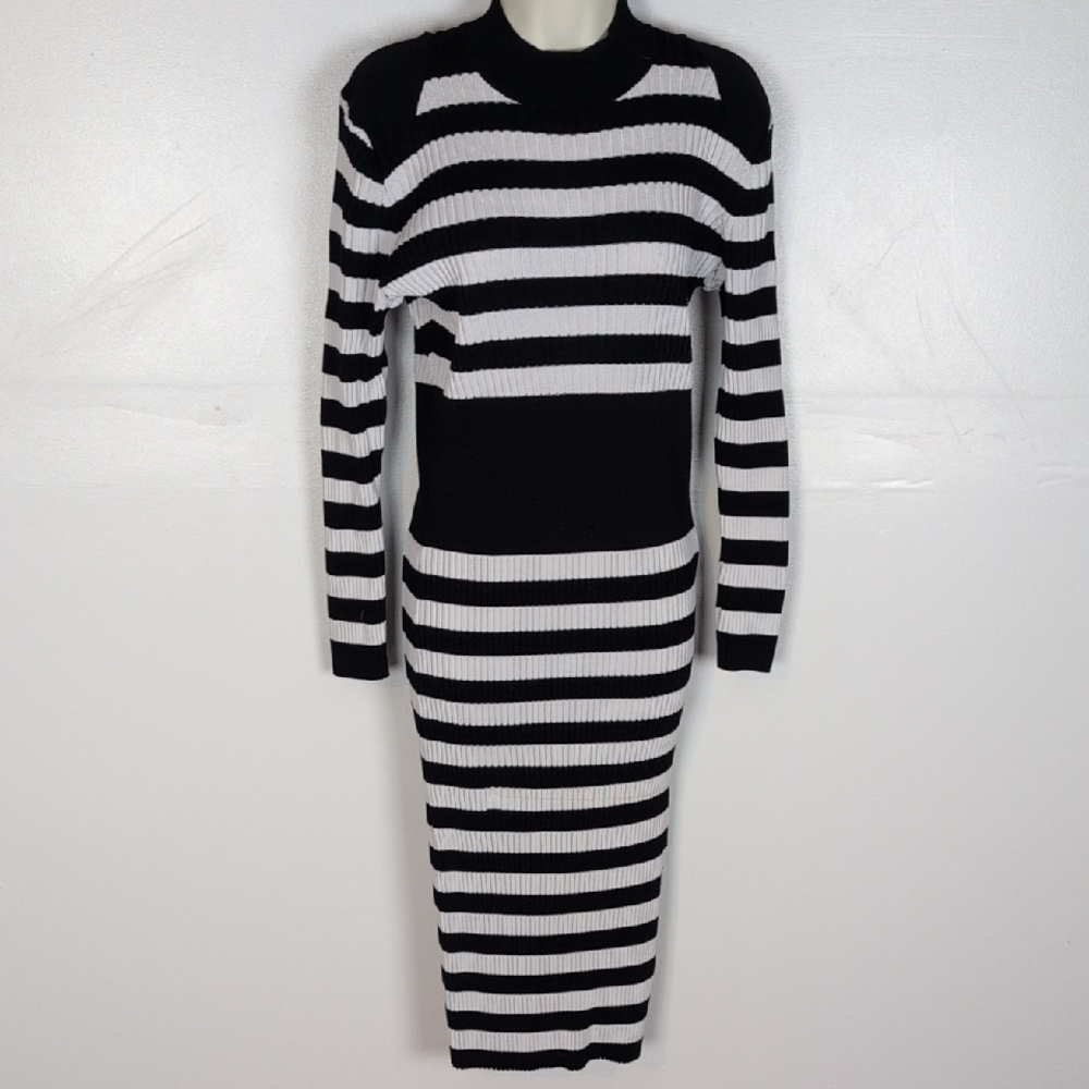 Gabrielle Union Bodycon Sweater Midi Dress